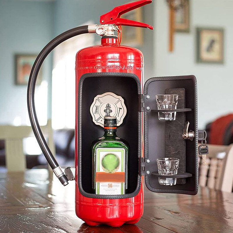 Fire Extinguisher Small - Fire Extinguisher Shape Wine Box Ornaments
