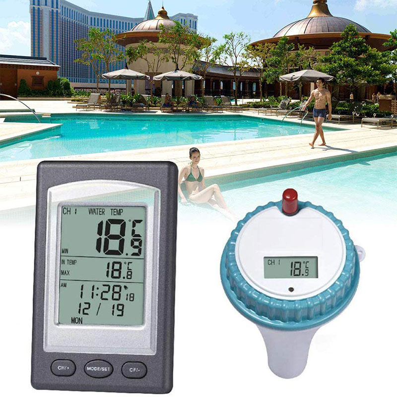 Pool Alarm Float - Digtal Swimming Pool Thermometer Wireless Floating