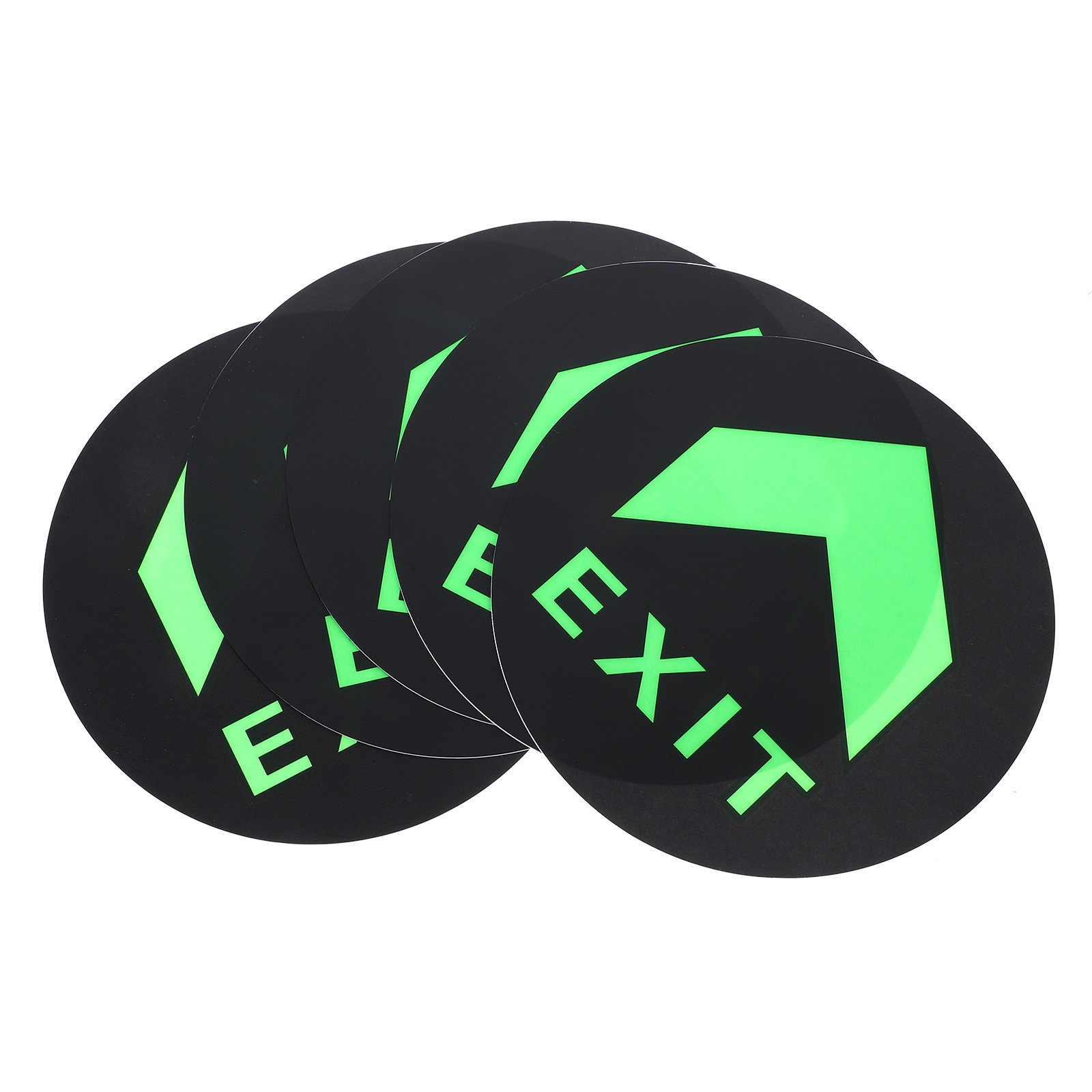 Emergency Exit Sign - 5Pcs Glow Safety Exit Signs Night