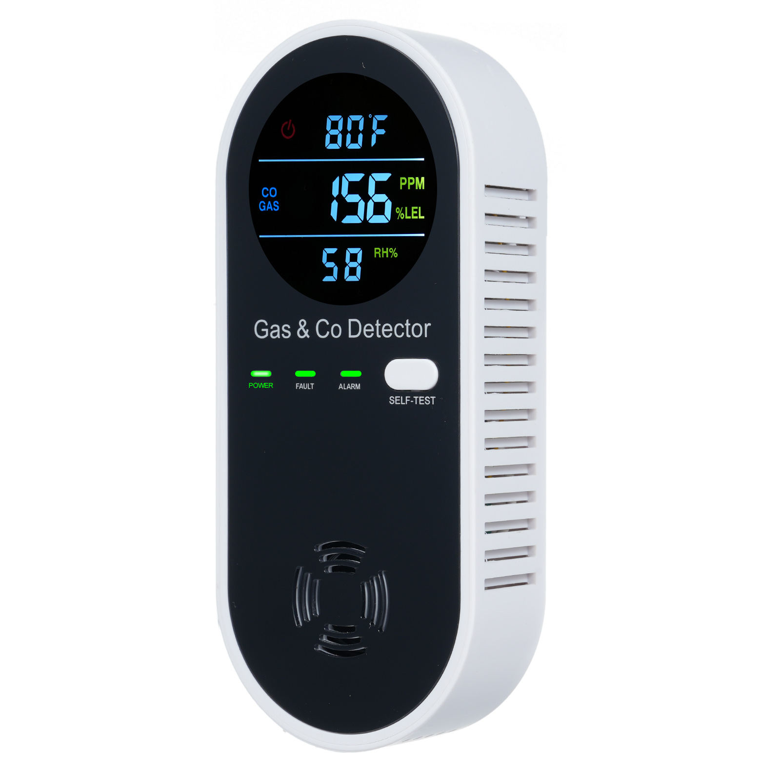 Co Detector Plug - 4 in 1 CO Monitor Alarm