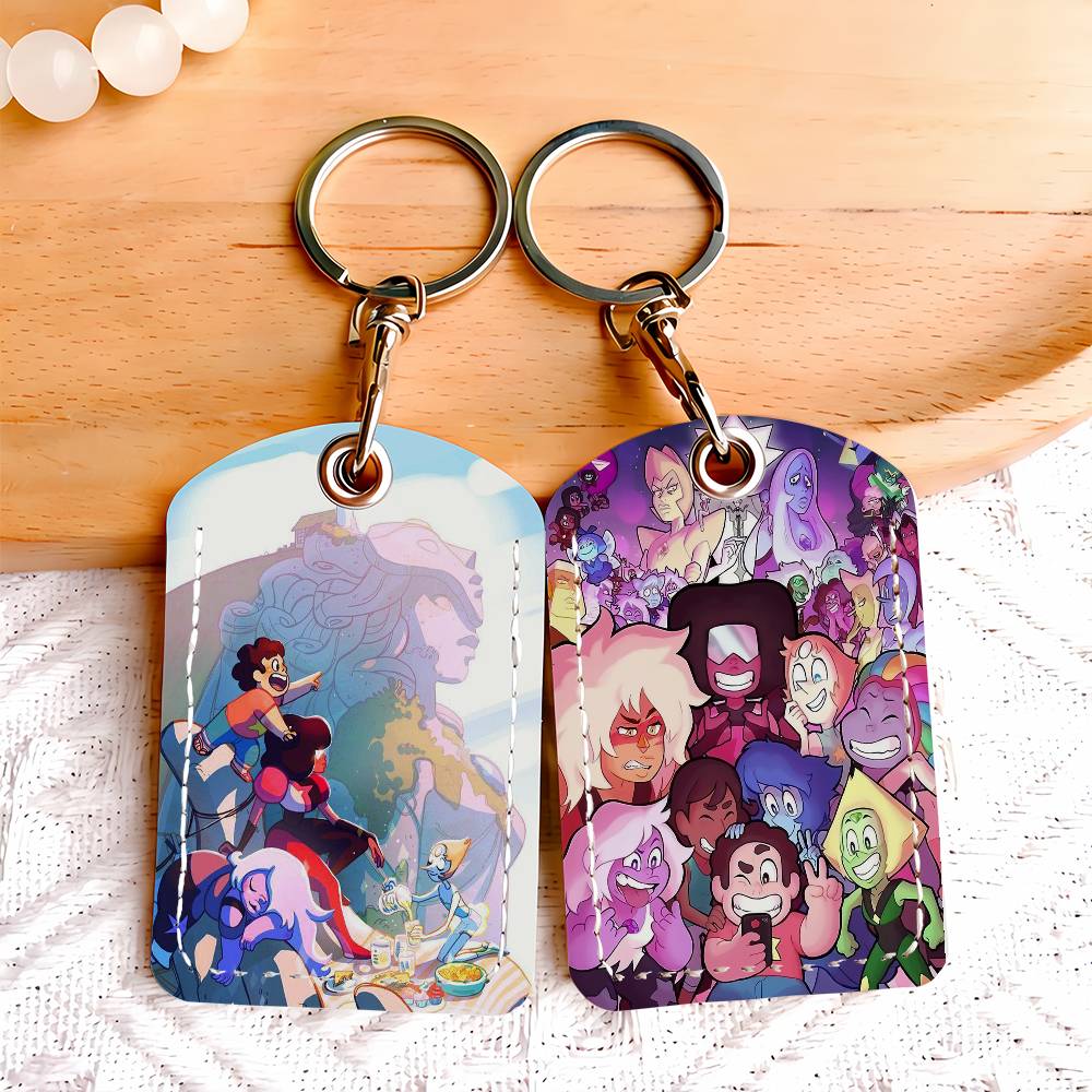 Lockbox Key Secure - Cartoon Steven U-Universe Card Holder Keychain
