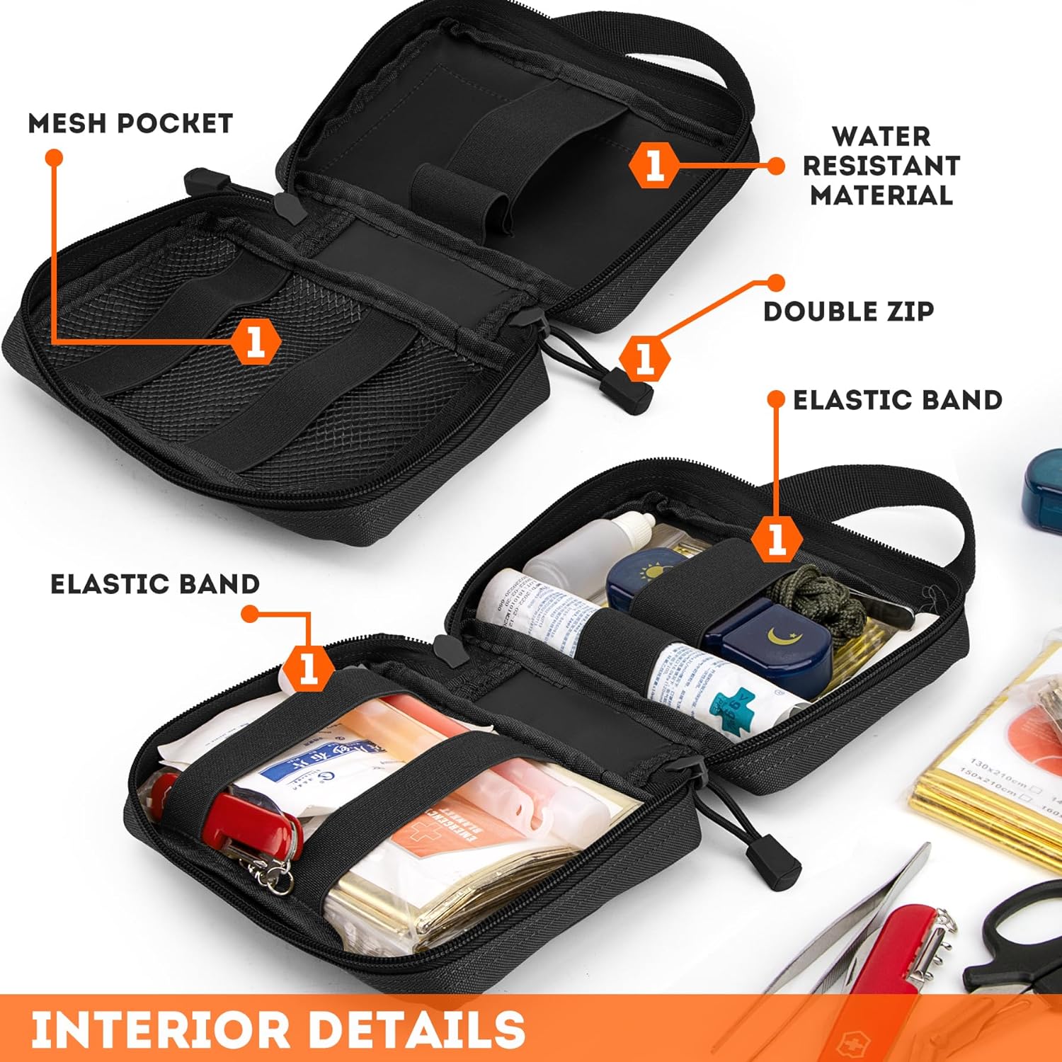 Tactical EMT Pouch, Upgrade IF - First Aid Bag Kit review and price