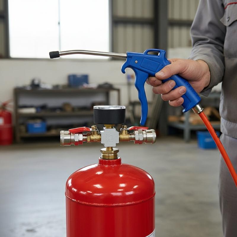 Portable Mobile Air Compressor - Fire Extinguisher Small review and price