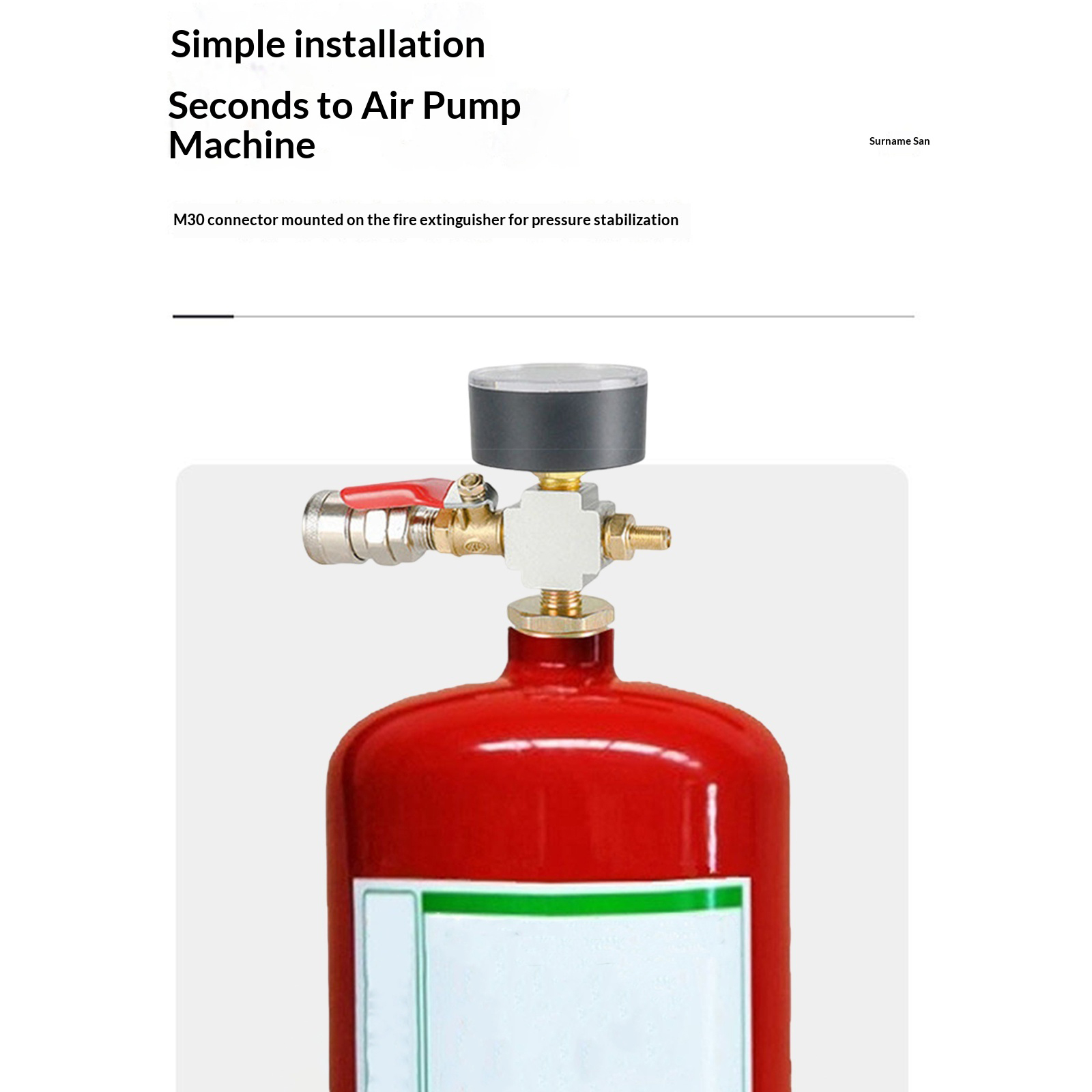 Small Air Tank Pressures Adapt - Fire Extinguisher Small review and price
