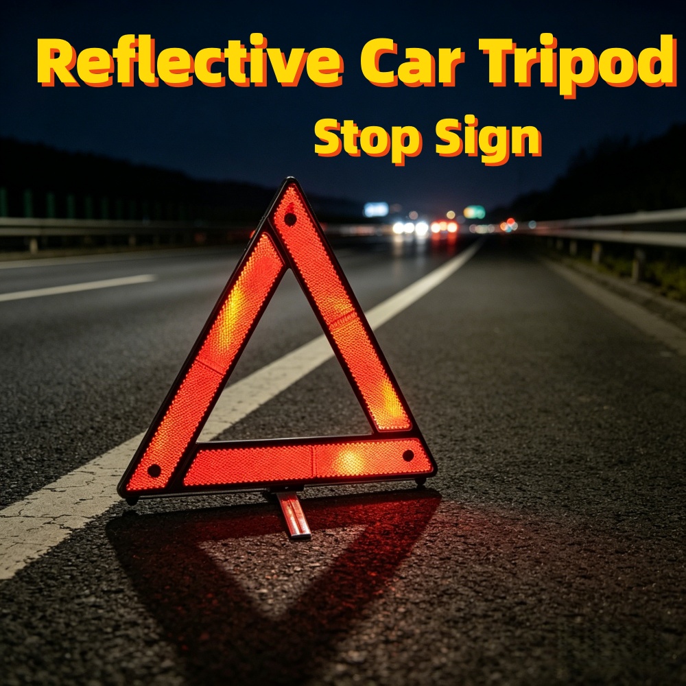 Red Reflective Car Tripod Fold - Emergency Exit Sign review and price