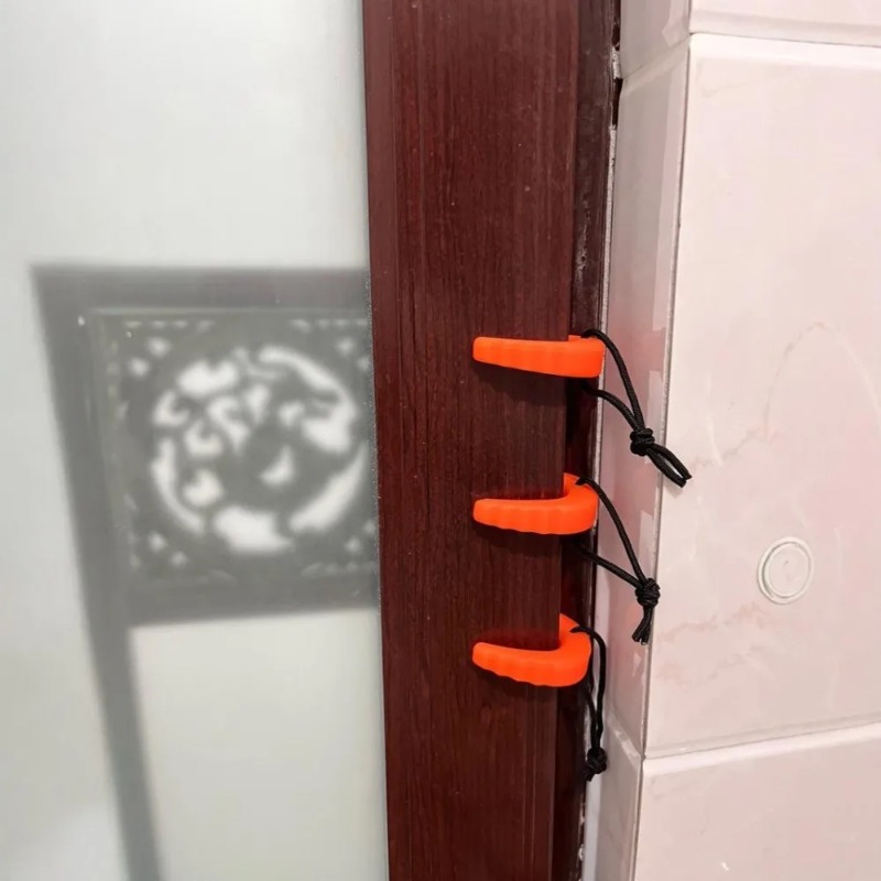 Easy to Use Rubber Door Jam Fi - Door Stop Alarm review and price