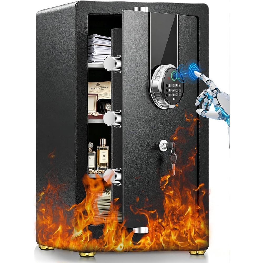 Large Biometric Safe with 35 M - Fire Safe Document review and price