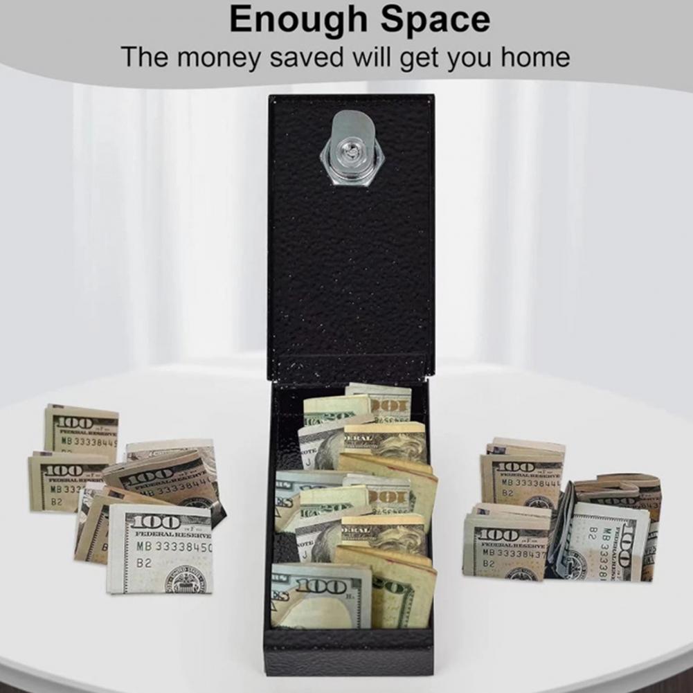 Metal Cash Box Portable Metal  - Lockbox Key Secure review and price