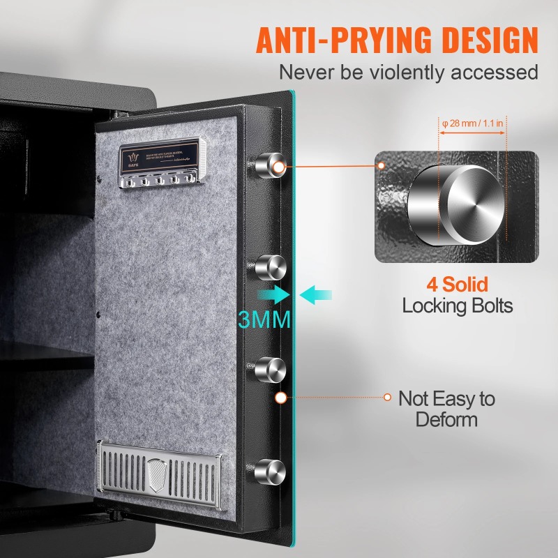 SucceBuy Electric Safe 2.2/1.8 - Fire Safe Document review and price