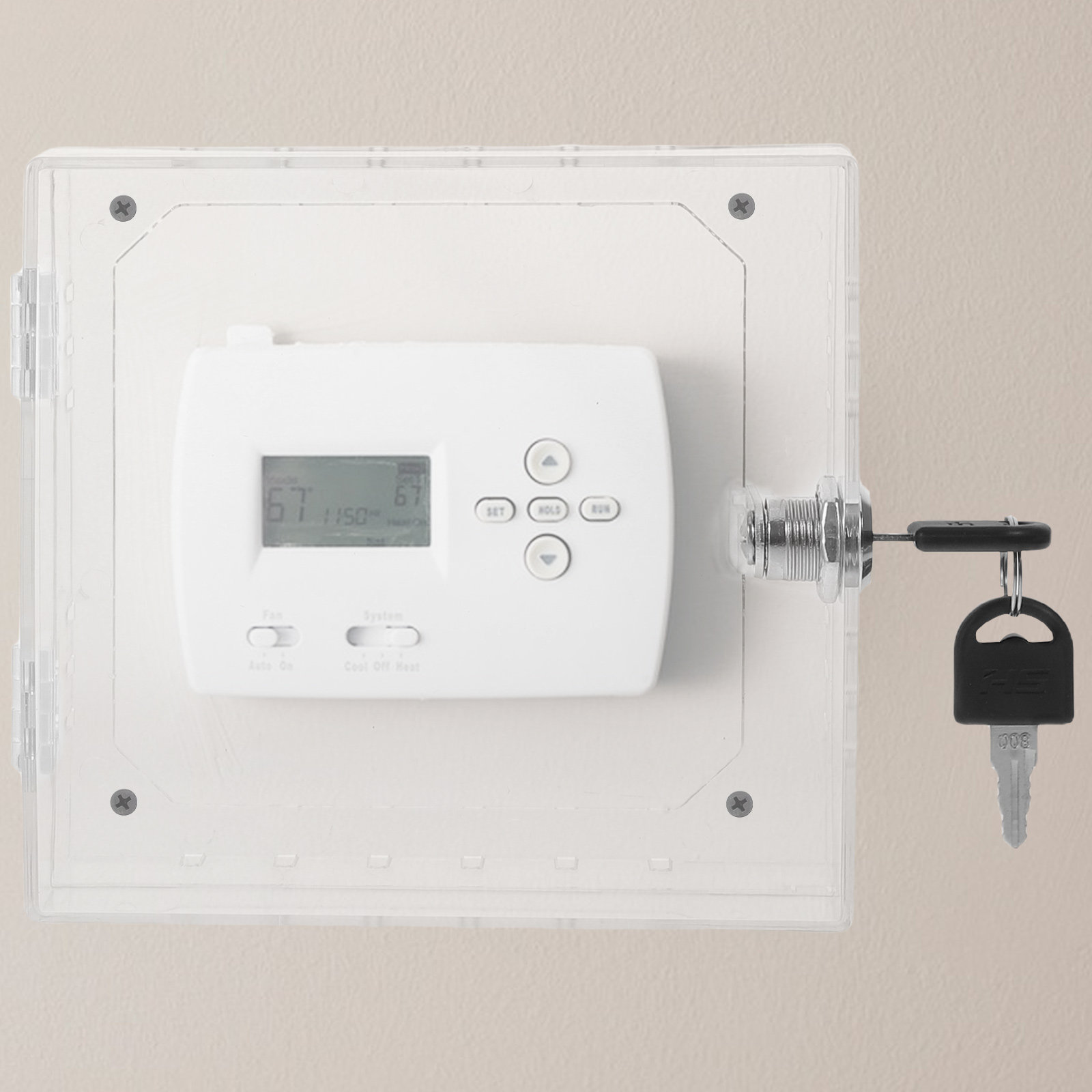 Lock Key Acrylic Thermostat Lo - Lockbox Key Secure review and price