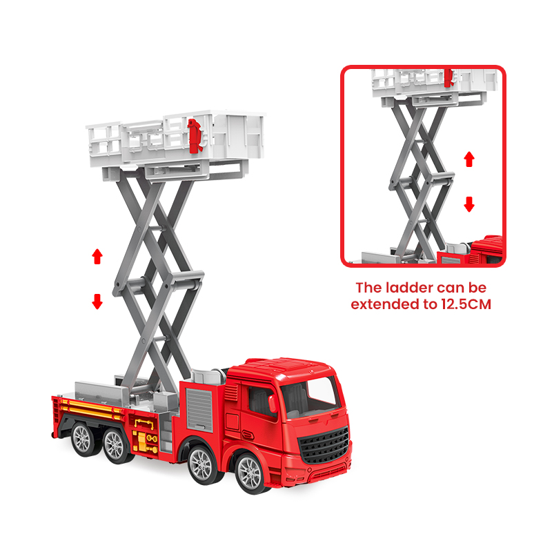 1:55 Diecast Fire Truck Model  - Fire Escape Ladder review and price