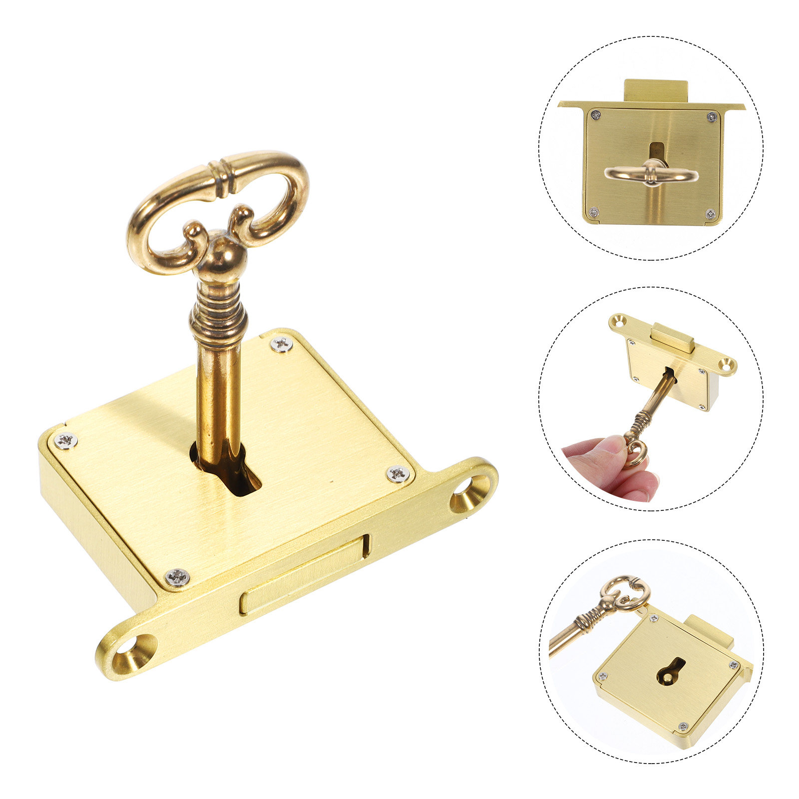 1Set Heavy Duty Brass Cabinet  - Lockbox Key Secure review and price