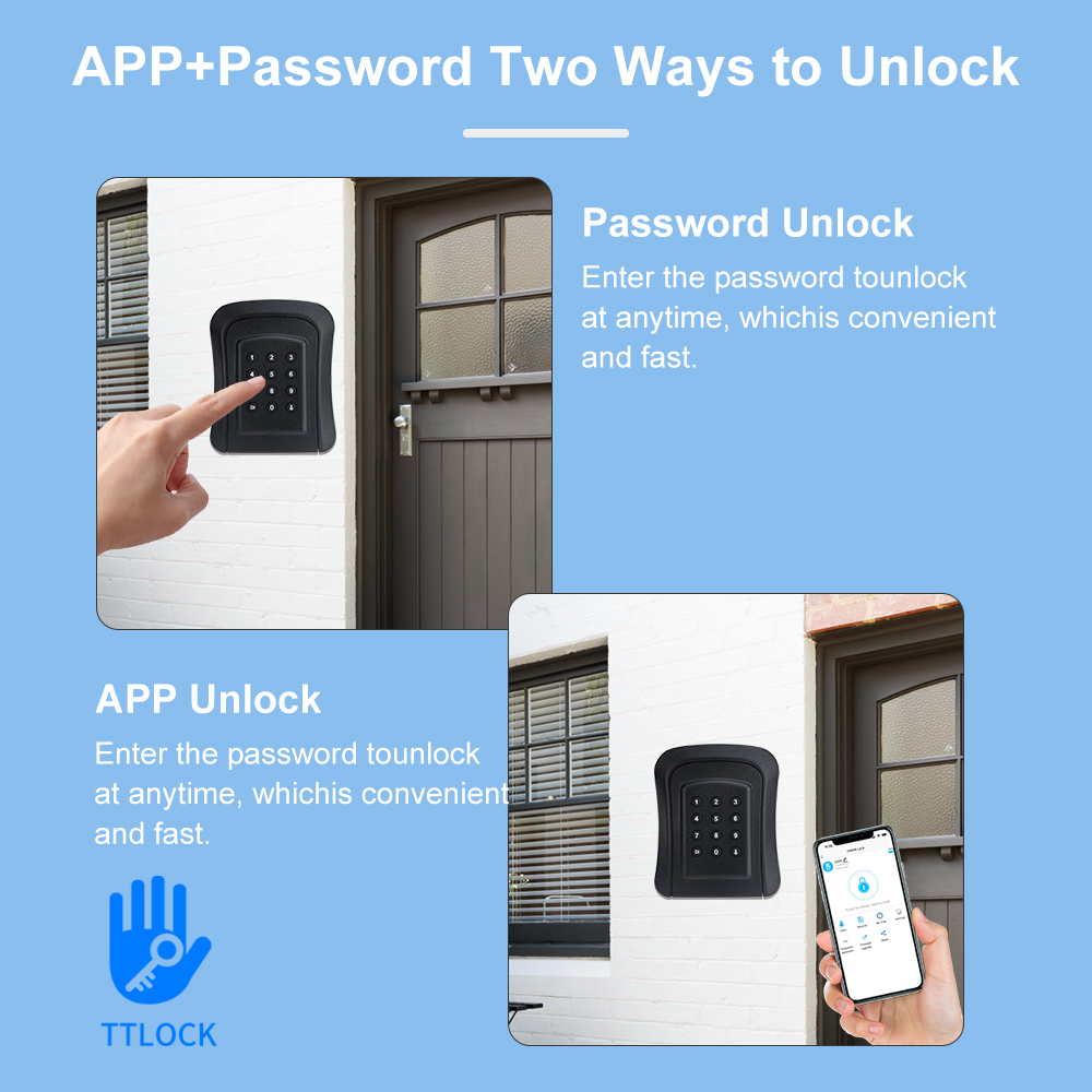 TTLock Wireless Key Box Waterp - Lockbox Key Secure review and price