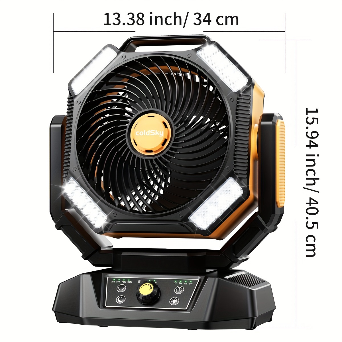 coldSky  Camping Fan, Battery  - Power Outage Light review and price