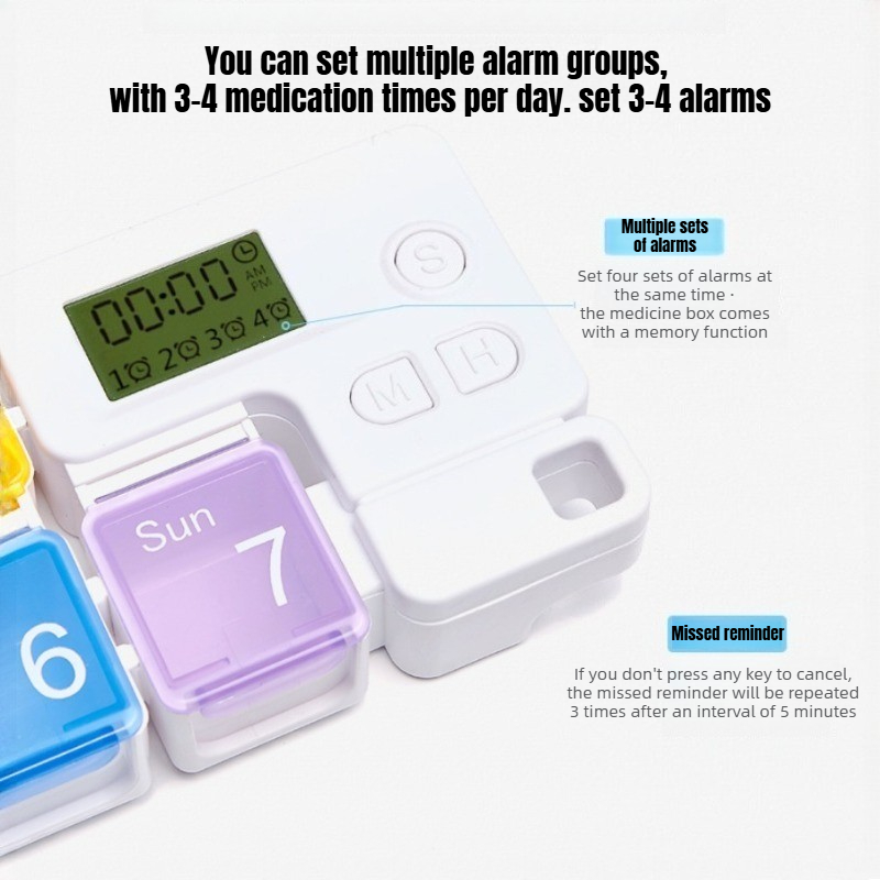 Pill Organizer with Medicine R - Medicine Cabinet Lock review and price