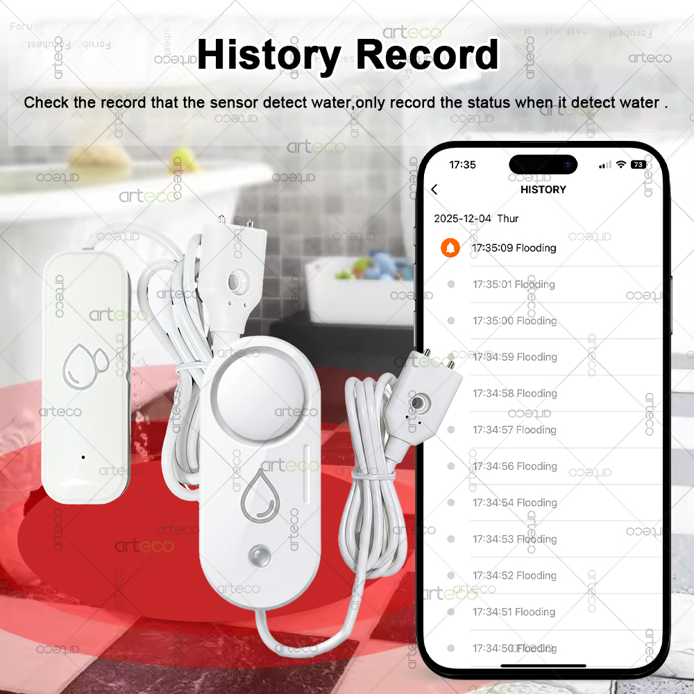 Zigbee Water Leakage Sensor Fl - Water Alarm Sensor review and price