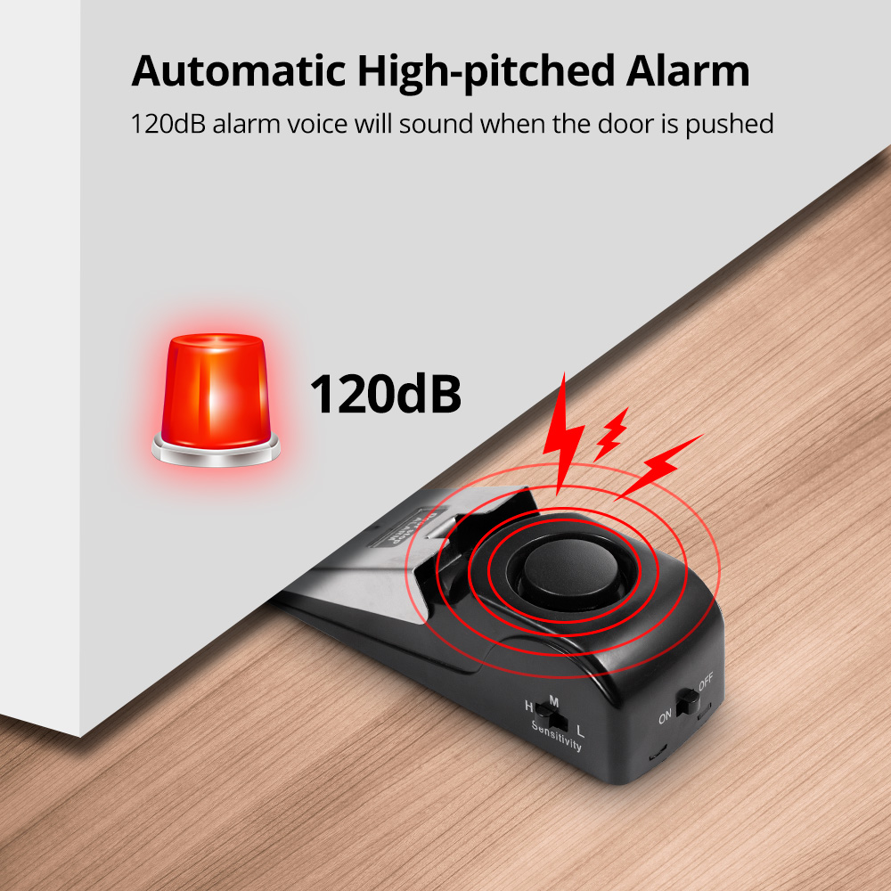 Wireless Anti-theft Door Stop  - Door Stop Alarm review and price