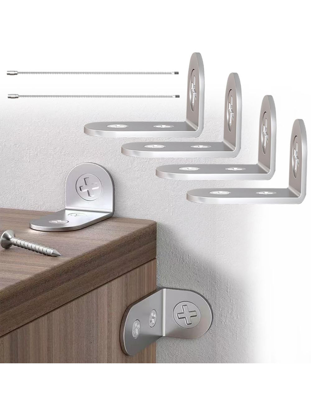 4pcs Furniture Anchors Earthqu - Earthquake Anchor Strap review and price